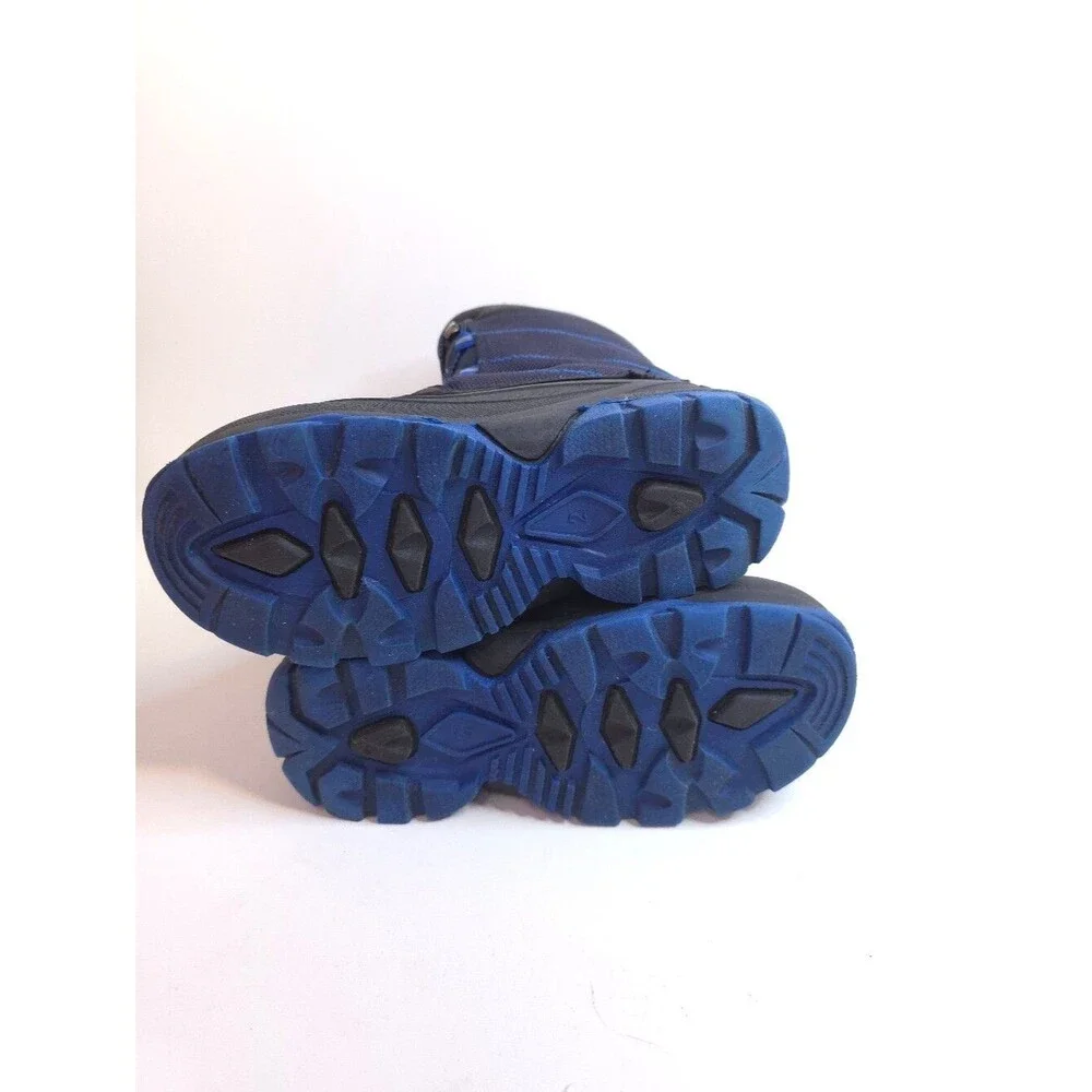 Kamik Rapha Waterproof Winter Snow Boots Shoes Kids Blue Insulated Warm Sz 2